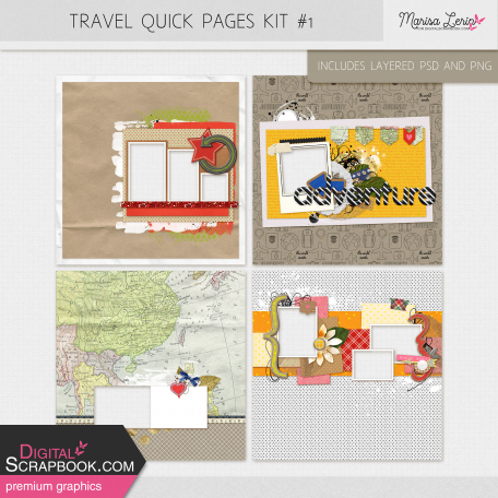 Travel Quick Pages Kit #1