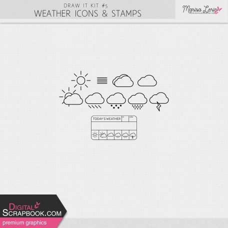 Draw It Kit #5 - Weather Icons