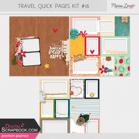 Travel Quick Pages Kit #16