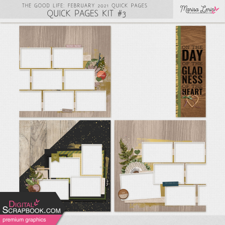 The Good Life: February 2021 Quick Pages Kit #3