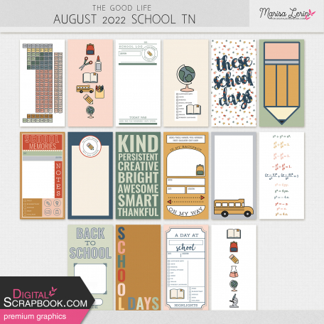The Good Life: August 2022 School Travelers Notebook Kit