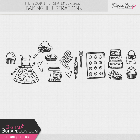 The Good Life: September 2022 Baking Illustrations Kit