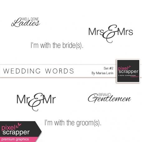 Wedding Words Kit #2