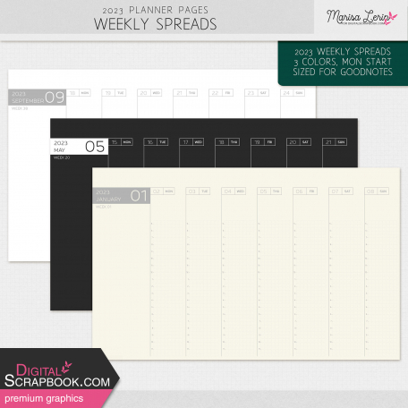 2023 Weekly Planner Kit