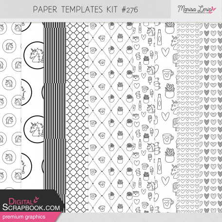 Paper Templates Kit #276