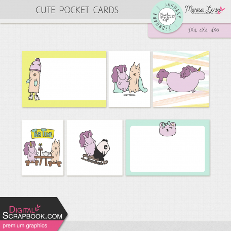 The Good Life: January/February 2023 Cute Pocket Cards Kit
