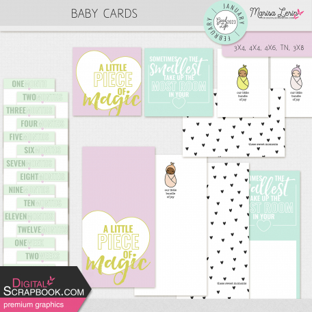 The Good Life: January/February 2023 Baby Cards Kit