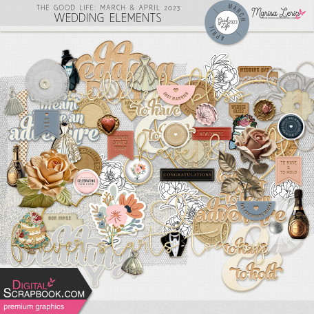 The Good Life: March & April 2023 Wedding Elements Kit