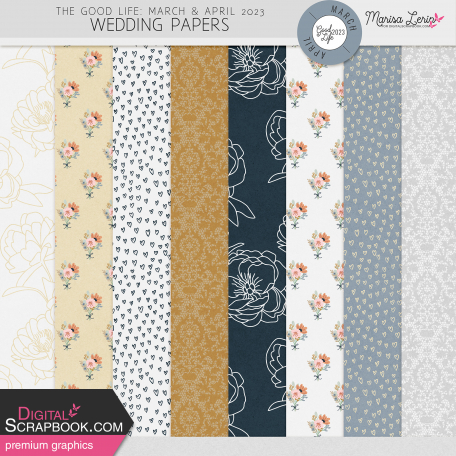 The Good Life: March & April 2023 Wedding Papers Kit