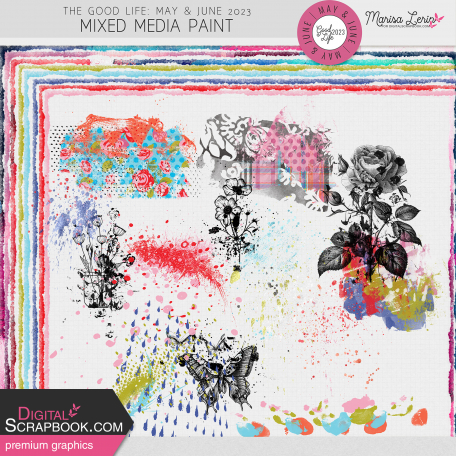 The Good Life: May & June 2023 Mixed Media Paint Kit