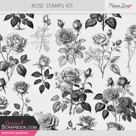 Rose Stamps Kit