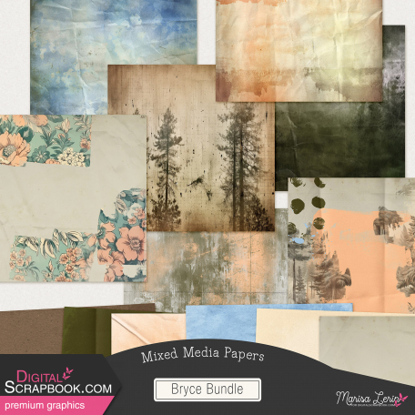 Bryce Mixed Media Papers Kit