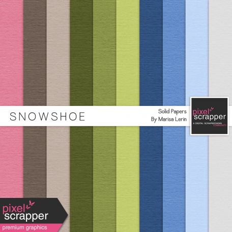 Snowshoe Solid Papers Kit