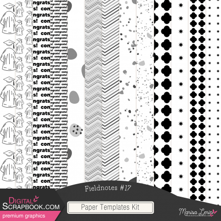 Fieldnotes #17 Paper Templates Kit