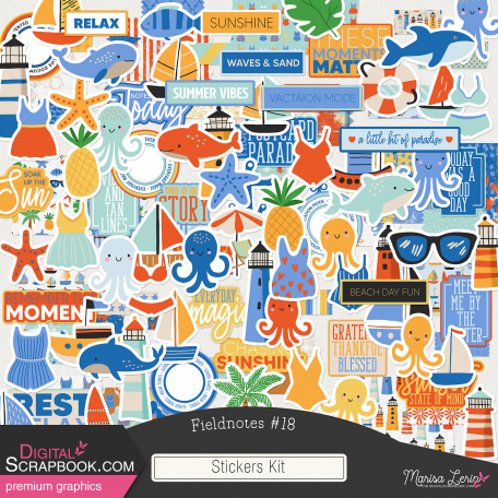 Fieldnotes #18 Stickers Kit