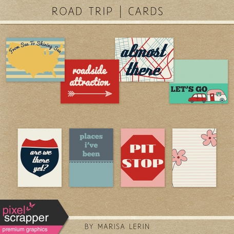 Road Trip Journal Cards Kit