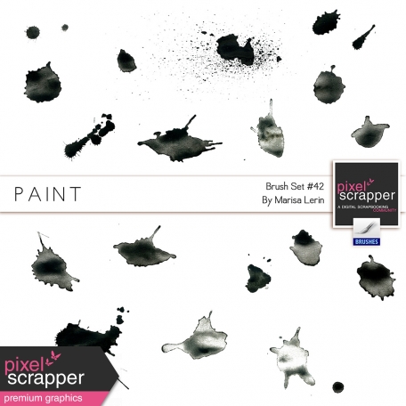 Brush Kit #42 - Paint Splats