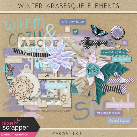 Winter Arabesque Elements Kit