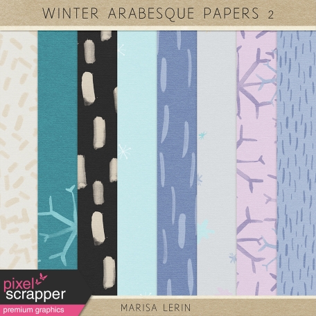 Winter Arabesque Papers Kit #2