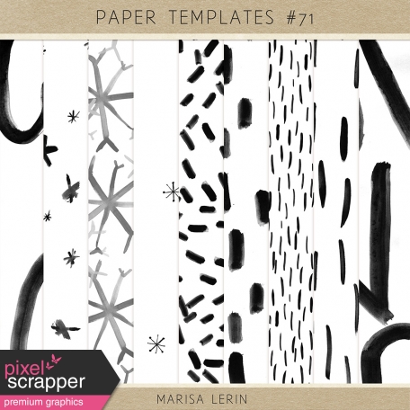 Paper Templates Kit #71 
