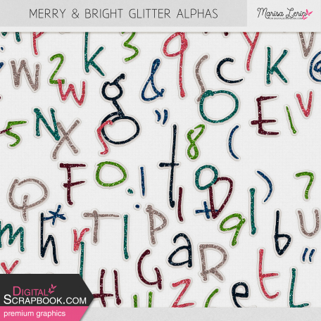 Merry & Bright Glitter Alpha Kit