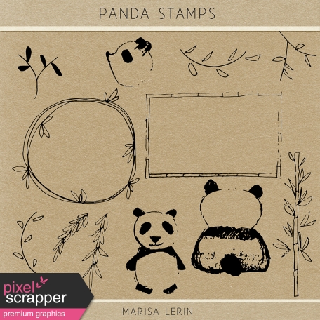 Panda Stamps Kit