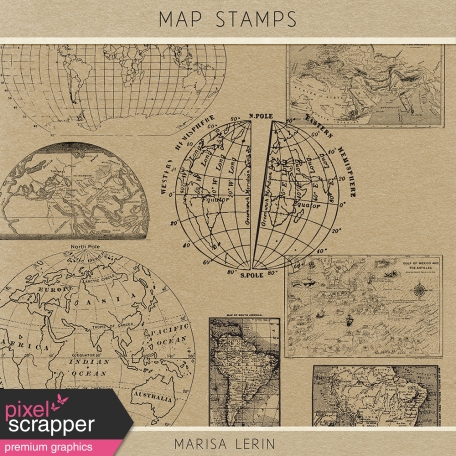 Map Stamps Kit
