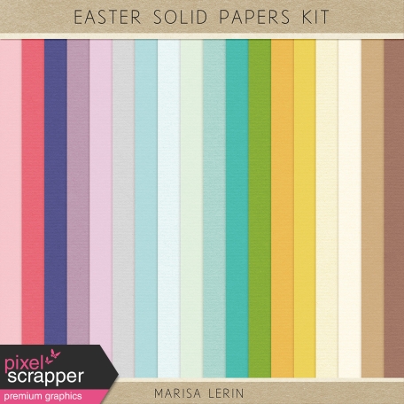 Easter Solid Papers Kit