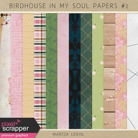 Birdhouse In My Soul Papers Kit #2