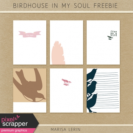 Birdhouse In My Soul Pocket Card Freebie Kit