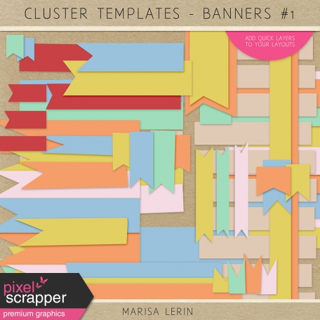 Cluster Templates Kit - Banners by Marisa Lerin graphics kit ...