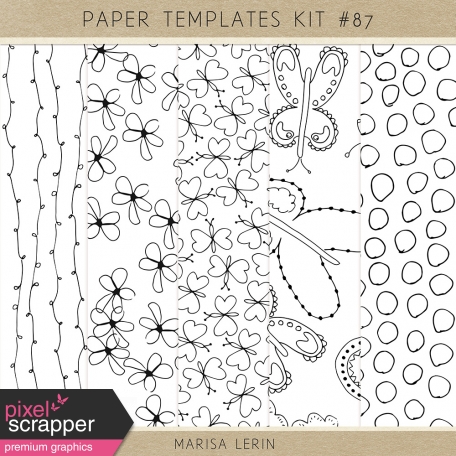 Paper Templates Kit #87