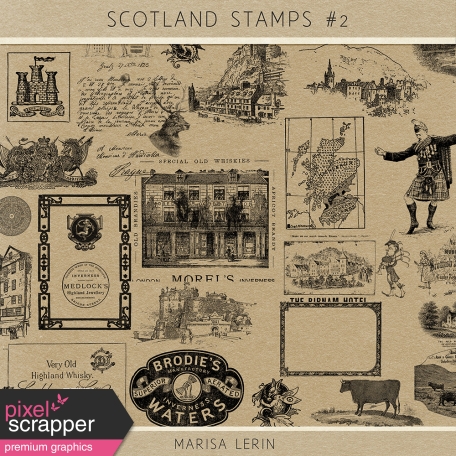 Scotland Stamps Kit #2