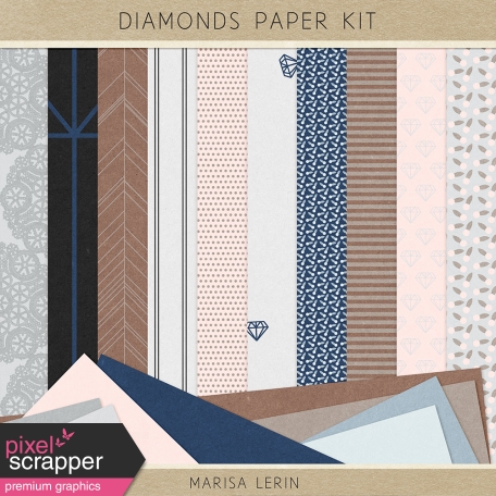 Diamonds Papers Kit