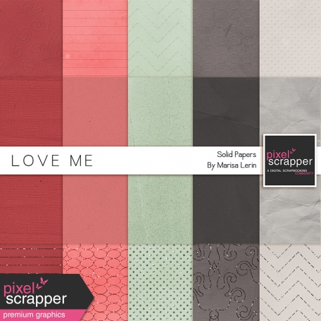 Love Me Solid Papers Kit