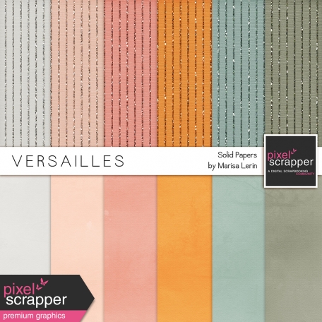 Versailles Solid Papers Kit