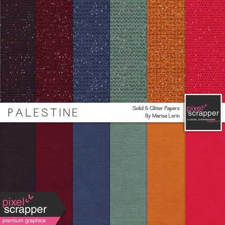 Palestine Solid Papers Kit