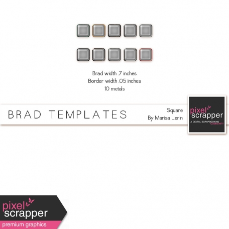 Brad Set #2 Medium Square Kit