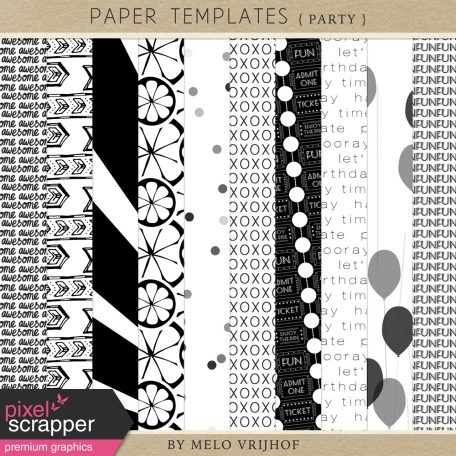 Paper Templates - Party