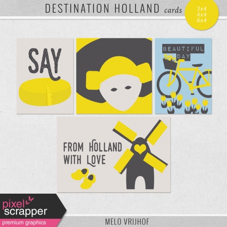 Destination Holland - Journal Cards