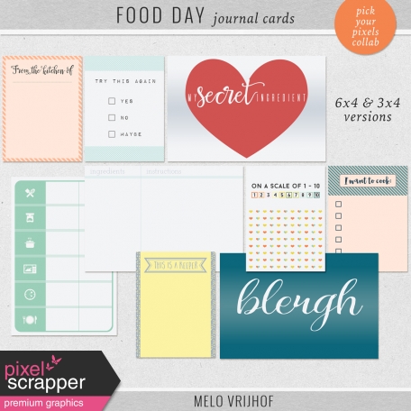 Food Day - Journal Cards