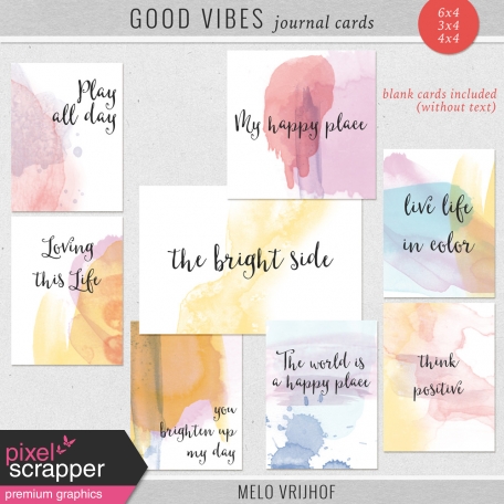 Good Vibes - Journal Cards