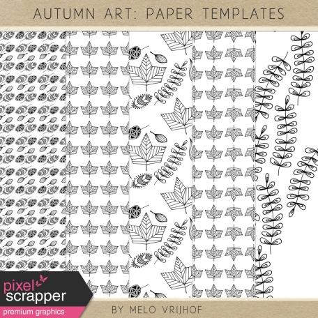 Autumn Art - Paper Templates