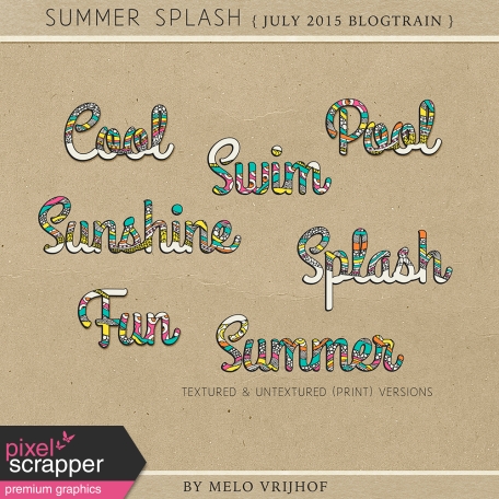 Summer Splash - Words Kit