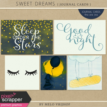 Sweet Dreams - Journal Cards