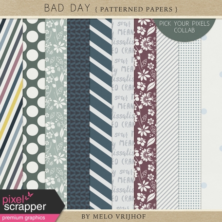 Bad Day - Patterned Papers