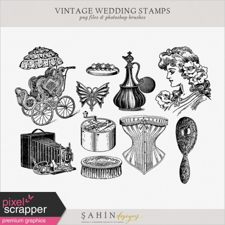 Vintage Wedding Stamps