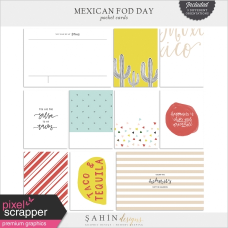 Mexican Food Day Cards