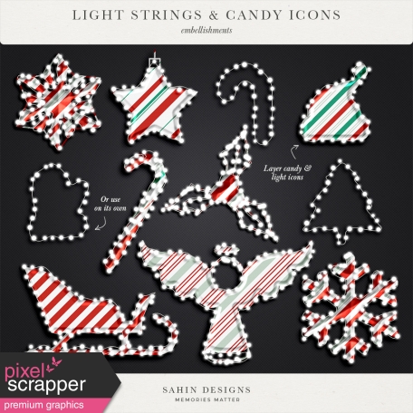 Light Strings & Candy Icons