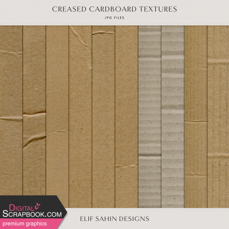 Creased Cardboard Textures - CU